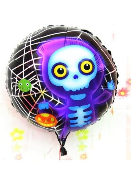 Halloween Iskelet Hayalet Folyo Balon 18 Inç fiyatları