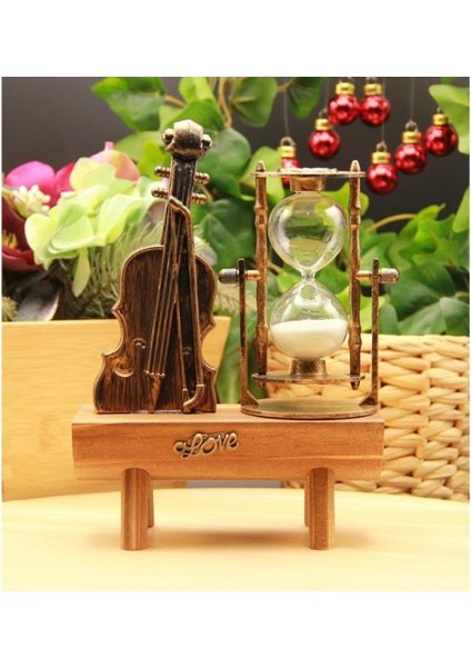 Dekoratif Keman Tasarımlı Kum Saati indirimleri