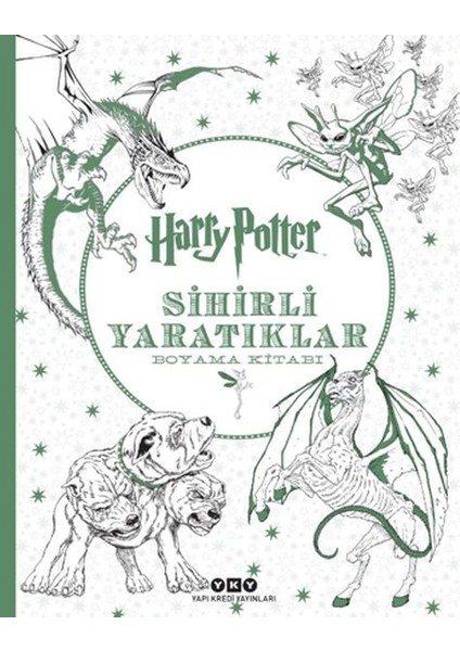 Harry Potter Sihirli Yaratıklar Boyama Kitabı