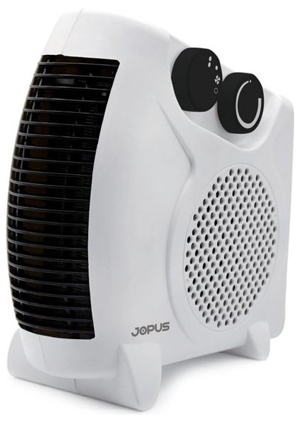 Jops Fanlı Isıtıcı JO-FI001 2 Kademeli Isı Ayarı 1000W/2000W - Beyaz