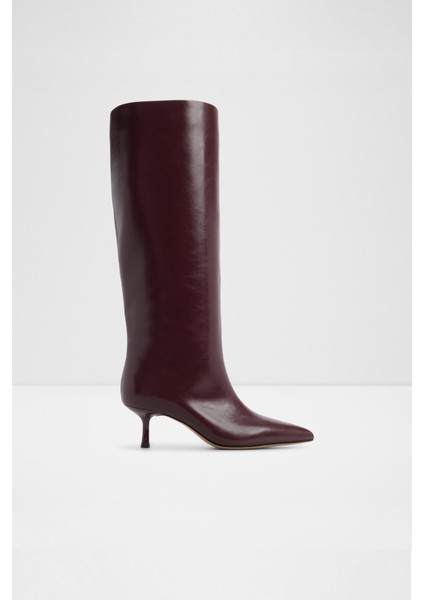 Selora Çizme Topuklu Çizme - Kırmızı