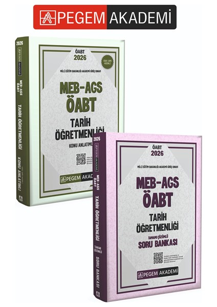 Pegem Akademi 2026 Meb Ags Öabt Tarih Öğretmenliği Konu Anlatımlı