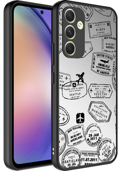 Galaxy A34 Kılıf Aynalı Desenli Kamera Korumalı Parlak Mirror Kapak fiyatları