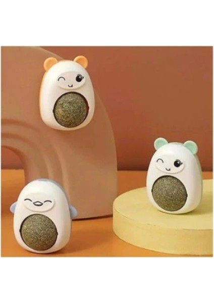 Ayıcıklı Kedi Otu Yalama Topu