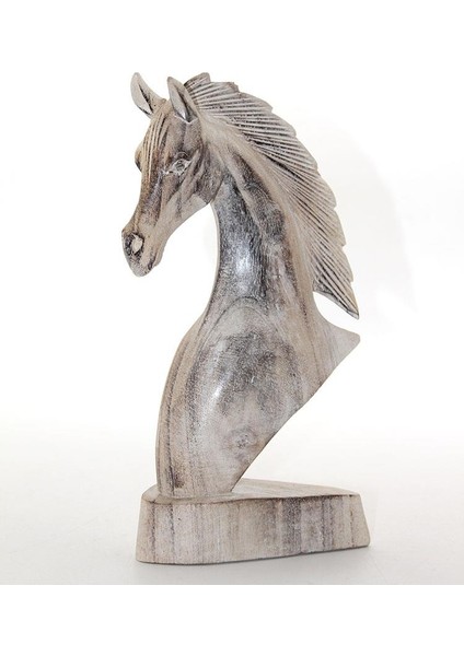 Ahşap At Büstü 25 cm modelleri