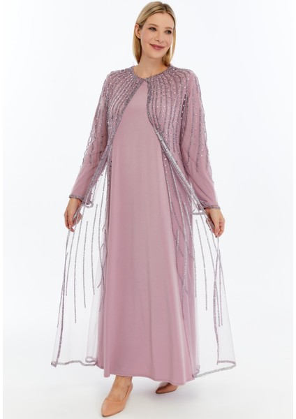 Betül 2'li Takım Taşlı Abaya fiyatları
