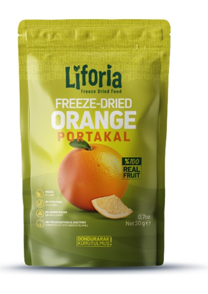 Freeze Dried Ince Dilim Portakal- Dondurularak Kurutulmuş Meyve-Freeze Dry Kuru MEYVE 20GR