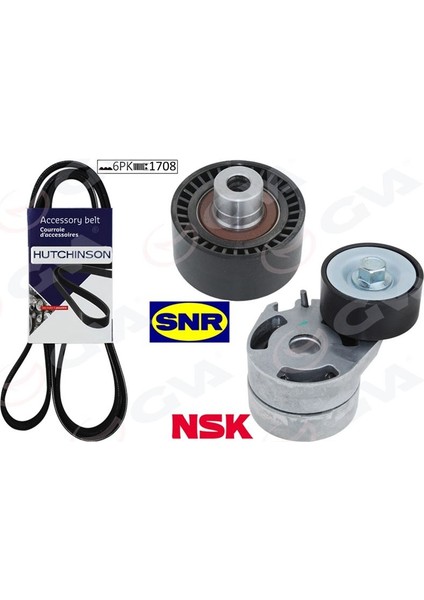 59A4325 - Alternatör Gergi Kiti Kütüklü P206-XSARA 1.4HDİ-P407-BERLINGO-C5- 1.6 Hdi Klimalı K026PK1708