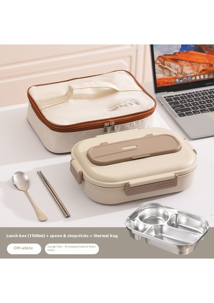 Öğrenciler Için Bölmeli Mikrodalgada Kullanılabilir Paslanmaz Çelik Yalıtımlı Öğle Yemeği Kutusu (Yurt Dışından)