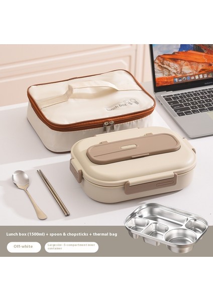 Öğrenciler Için Bölmeli Mikrodalgada Kullanılabilir Paslanmaz Çelik Yalıtımlı Öğle Yemeği Kutusu (Yurt Dışından)