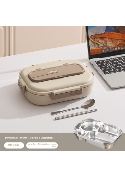 Öğrenciler Için Bölmeli Mikrodalgada Kullanılabilir Paslanmaz Çelik Yalıtımlı Öğle Yemeği Kutusu (Yurt Dışından)