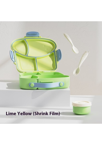 Gıda Sınıfı Mikrodalgada Kullanılabilen Çatal ve Kaşıklı Öğle Yemeği Kutusu (Yurt Dışından)