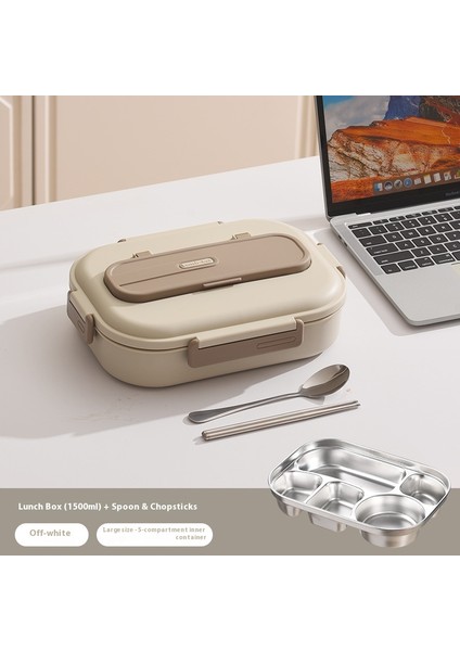 Öğrenciler Için Bölmeli Mikrodalgada Kullanılabilir Paslanmaz Çelik Yalıtımlı Öğle Yemeği Kutusu (Yurt Dışından)