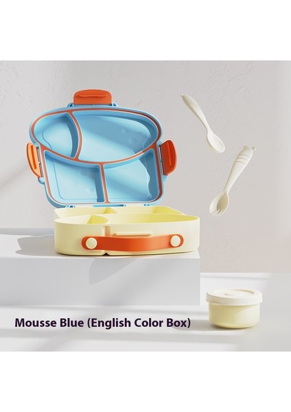 Gıda Sınıfı Mikrodalgada Kullanılabilen Çatal ve Kaşıklı Öğle Yemeği Kutusu (Yurt Dışından)