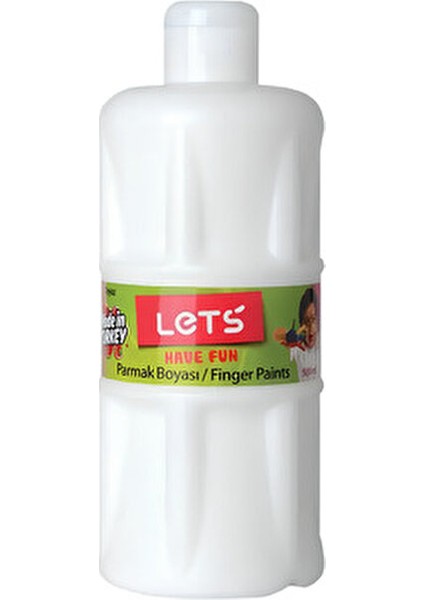 Parmak Boyası 6lı Set 500 ml Renkli Boyalar 0-3 Yaş Çocuklar İçin Eğlenceli