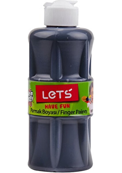 Parmak Boyası 6lı Set 500 ml Renkli Boyalar 0-3 Yaş Çocuklar İçin Eğlenceli