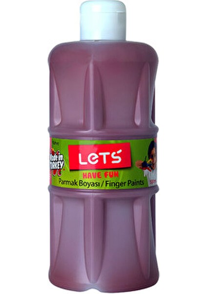 Parmak Boyası 10'lu Set 500 ml Renkli ve Parlak Çocuklar İçin Eğlenceli Boyalar