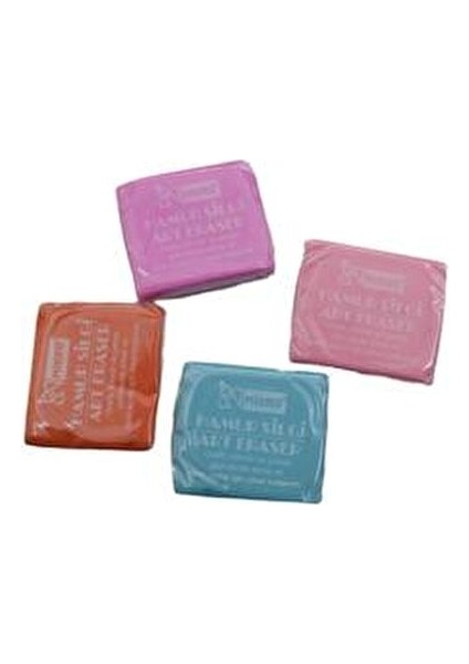 Hamur Silgi Yumuşak Yapılı Pastel Renklerde 1 Adet Sanat Çizimleri İçin