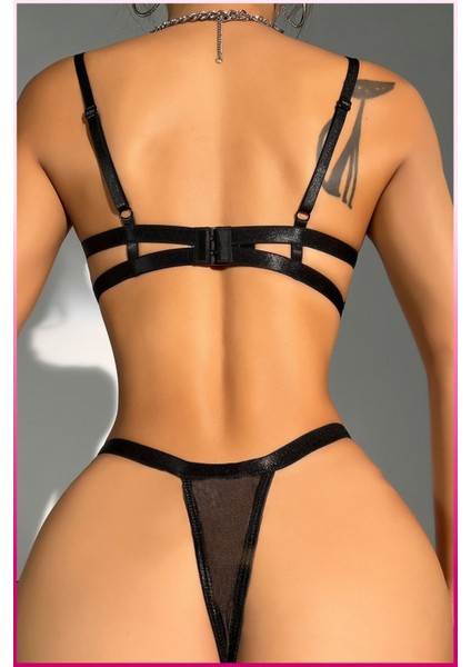 Kadın Siyah Midye Sütyen Takım modelleri