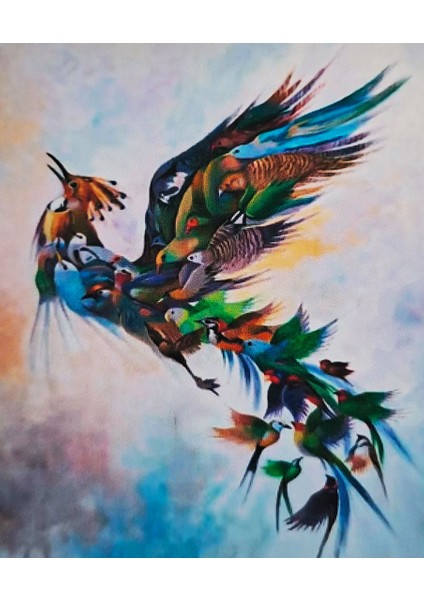 5d Elmas Taş Işleme Kiti 40X50 cm Anka Kuşu Desen fiyatları