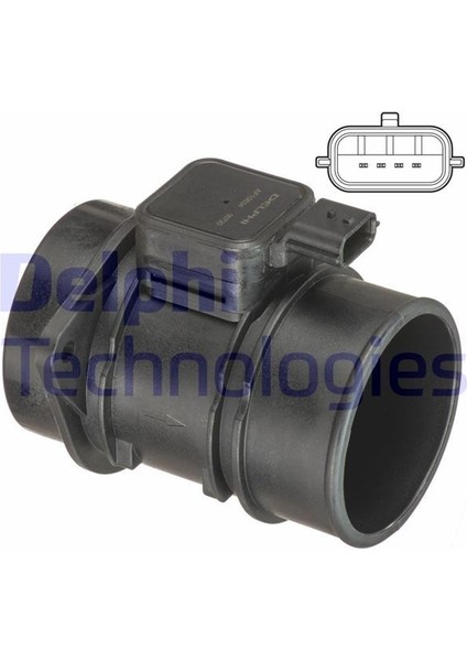 Delphı AF10634-12B1 - Hava Kütle Ölçer Debimetre Clıo Iıı 05 Clıo Iv 12 Captur 13 Megane Iıı 09 15 Symbol Iıı 14 Fluence 09 Duster 10 Dokker 12 1.5dci K9K