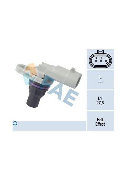 79171 - Eksantrik Mil Sensörü Fıat Doblo 10 500L 12 Grande Punto 05 13 Lınea 07 Fiorino 09 Psa Bıpper-Nemo 09 Opel Astra J-Corsa C-Corsa D-Astra H-Merıva A 1.3d Mtj 1.3 Cdtı Y13DT-Z13DT
