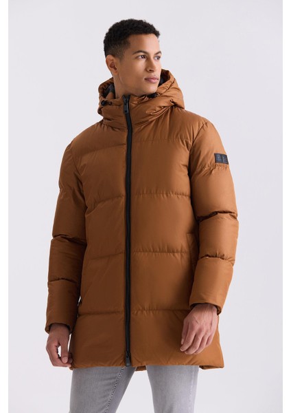 Taba Comfort Fit Kapüşonlu Tam Dolum Kışlık Mont indirimleri