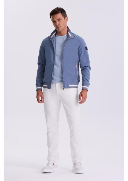 Mavi Comfort Fit Dik Yaka Rahat Kesim Mevsimlik Mont indirimleri