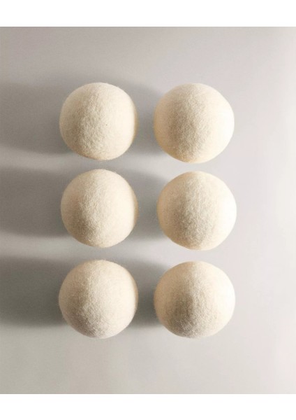 6 Adet Yün Çamaşır Kurutma Topu + %100 Saf Limon Esansı fiyatları