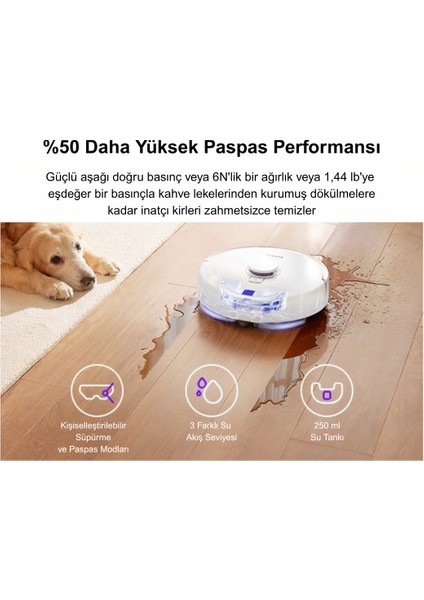 Freo X Plus Akıllı Robot Süpürge Beyaz,7.800PA Emiş Gücü modelleri