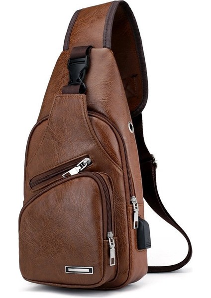 Çapraz USB Moda Omuz Çantası (Yurt Dışından)