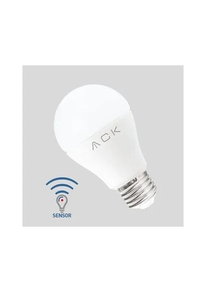 AA14-50720 7W 220-240V E27 3000K Radar Sensörlü A60 LED Ampul