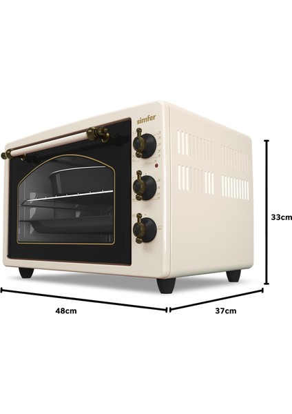 M3495 Rustik 34 Lt Midi Fırın