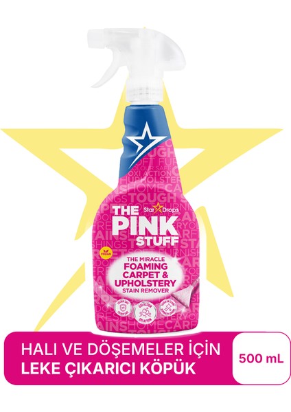 Mucizevi Köpüklü Halı Koltuk & Döşeme Leke Çıkarıcı Vegan 500ML