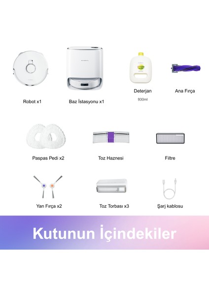 Freo X Ultra Akıllı Robot Süpürge Beyaz,8.200PA Emiş Gücü