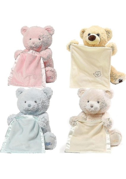 30CM Peek Bir Boo Teddy Bear Konuşan Hareketli Oyuncak - Kahverengi (Yurt Dışından) fiyatları