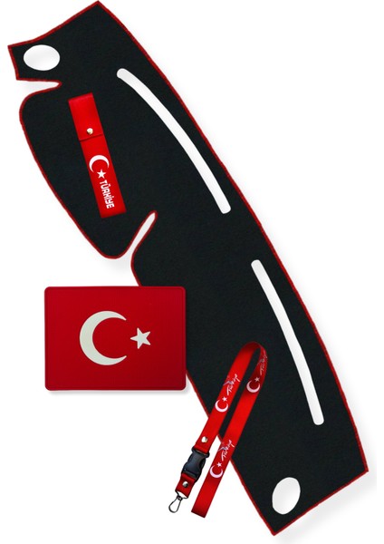 Hyundai Accent Yumurta Kasa Ön Göğüs Torpido Koruma Halısı (1996-2000) / Araç içi Torpido Üstü Aksesuar