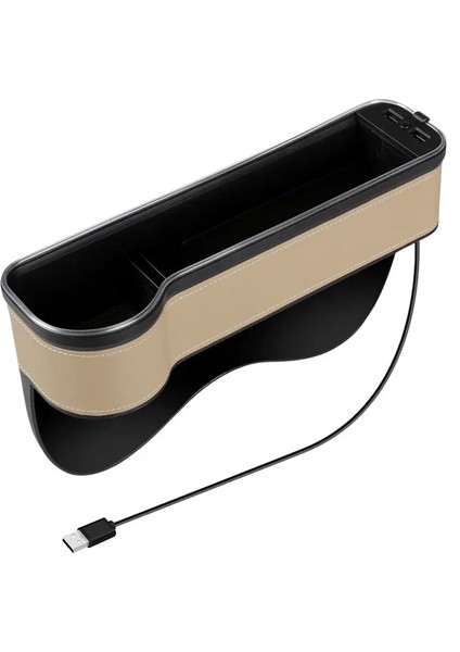 Ana Sürücü Koltuğu Araç Koltuğu Saklama Kutusunda Renkli Ortam Işıkları ve Şarj Cihazı Bulunmaktadır (Yurt Dışından)