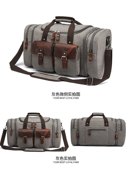 Seyahat Için Genişletilebilir Kanvas Duffel Çanta (Yurt Dışından) fiyatları