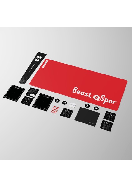 Headshot Serisi Cam Mouse Pad Xxl [red Edition] Espor Mouse Pad