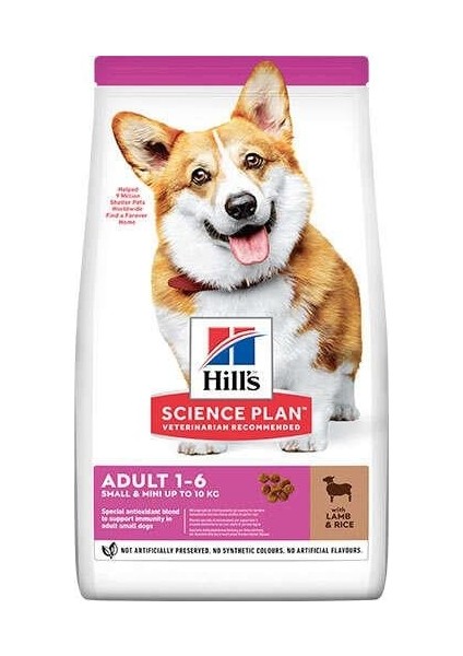 Kuzu Eti ve Pirinçli Küçük Irk Yetişkin Köpek Maması 1,5kg modelleri