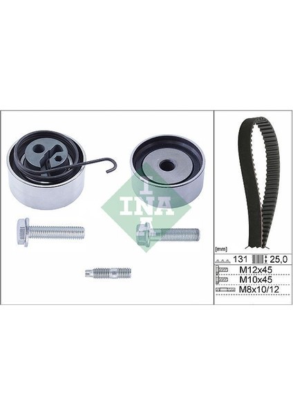 530049410 - Eksantrik Gergi Kiti 131×250 Astra G-Combo C-Corsa C-Merıva A 1.7 Cdtı Y17DT-Z17DTH-Y17DTL-Z17DTL