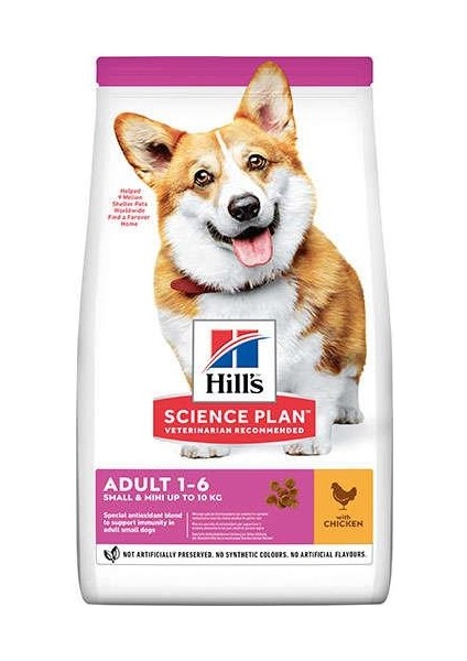 Adult Small & Mini Tavuklu Yetişkin Köpek Maması 3 Kg modelleri