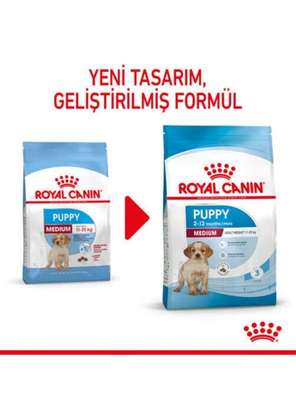 Medium Puppy Orta Irk Yavru Köpek Maması 15 kg