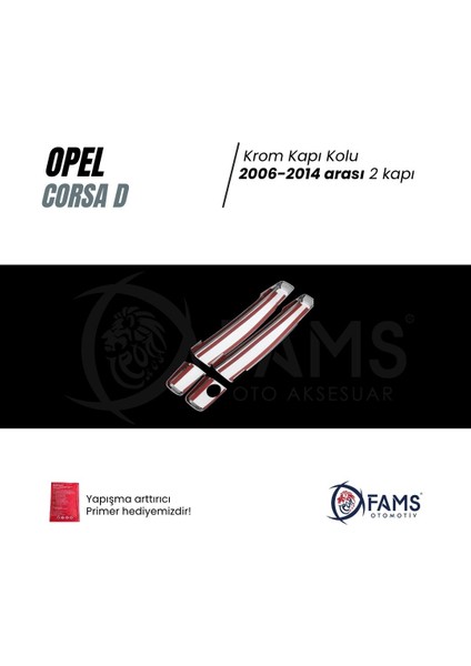 Opel Corsa D 2006-2014 Kapı Kolu 2 Kapı P.çelik modelleri