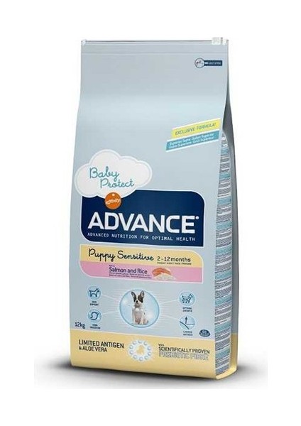 Somon ve Pirinçli Hassas Yavru Köpek Maması 12 Kg