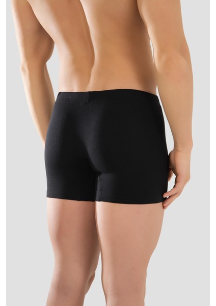 Erkek Mikro Modal Elestan Basic Boxer 1402 Siyah indirimleri