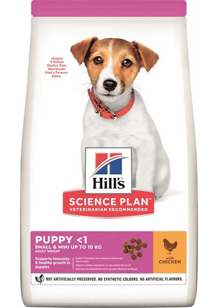 Puppy Small & Mini Tavuklu Yavru Köpek Maması 1,5 Kg