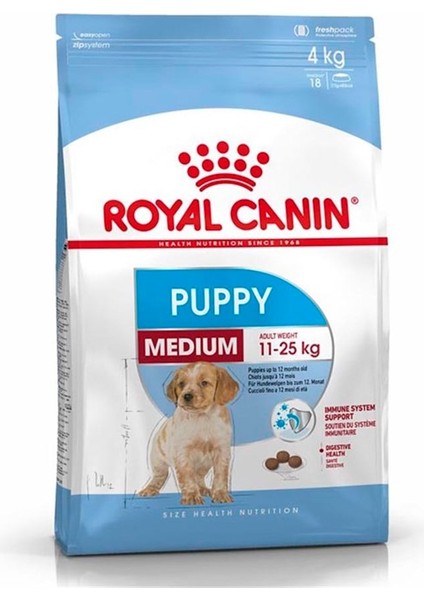 Puppy Medium Orta Irk Yavru Köpek Maması 4 Kg