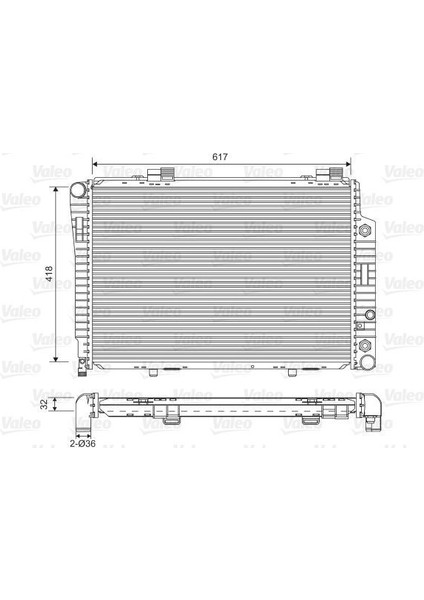 731805 - Motor Su Radyatoru Mercedes W202 S202 C208 R170